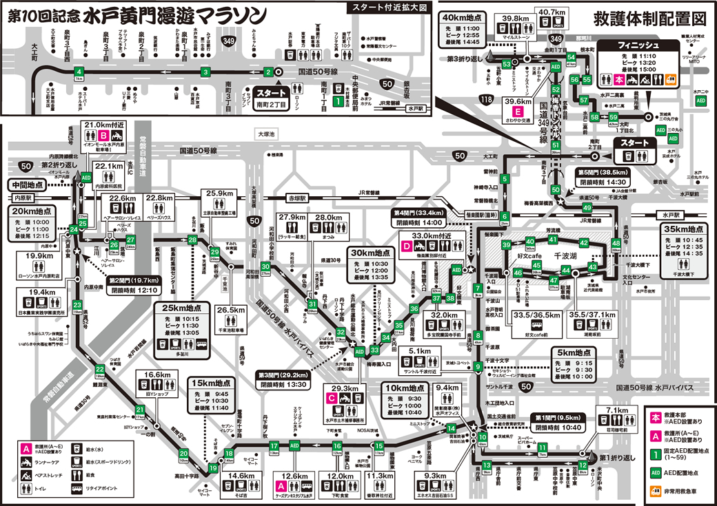 救護体制配置図