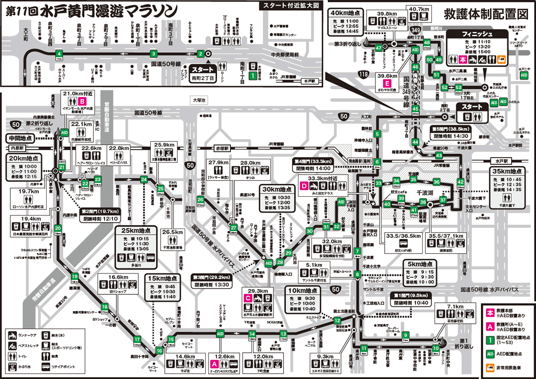 救護体制配置図